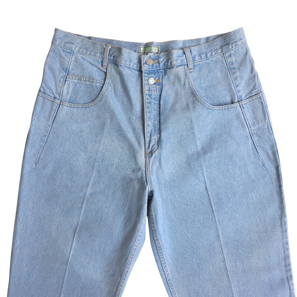 Vintage 90s Guess Jeans Pascal 075 Size 38x35 Light Wash Blue Georges Marciano